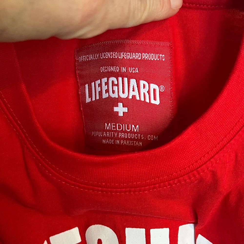 Lifeguard Red Short Sleeve Tee - Picture 2 of 6